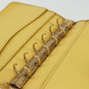 CHANEL Agenda Day Planner Cover Caviar Skin Yellow Gold CC Auth bs31454-16