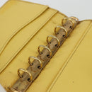 CHANEL Agenda Day Planner Cover Caviar Skin Yellow Gold CC Auth bs31454-17