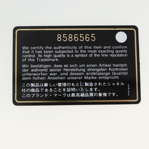 CHANEL Agenda Day Planner Cover Caviar Skin Yellow Gold CC Auth bs31454