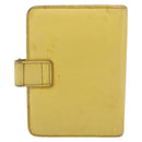 CHANEL Agenda Day Planner Cover Caviar Skin Yellow Gold CC Auth bs31454-3