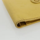 CHANEL Agenda Day Planner Cover Caviar Skin Yellow Gold CC Auth bs31454-9