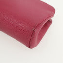 CHANEL Pouch Caviar Skin Pink Gold CC Auth bs31455-10