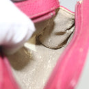 CHANEL Pouch Caviar Skin Pink Gold CC Auth bs31455-15