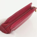 CHANEL Pouch Caviar Skin Pink Gold CC Auth bs31455-6