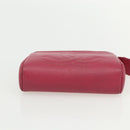 CHANEL Pouch Caviar Skin Pink Gold CC Auth bs31455-7