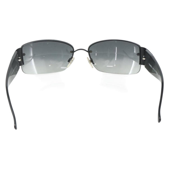 CHANEL Sunglasses plastic Black CC Auth bs31456