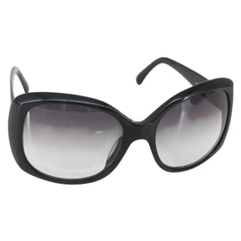 CHANEL Sunglasses plastic Black CC Auth bs31457