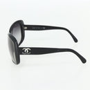 CHANEL Sunglasses plastic Black CC Auth bs31457-5