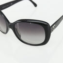 CHANEL Sunglasses plastic Black CC Auth bs31457-7