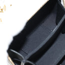 CHANEL Matelasse Chain Shoulder Bag Lamb Skin White Gold CC Auth bs31458SAV-19