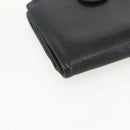 CHANEL Bifold Wallet Caviar Skin Black Gold CC Auth bs31459-16