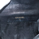 CHANEL Bifold Wallet Caviar Skin Black Gold CC Auth bs31459-9