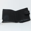 CHANEL Bifold Wallet Caviar Skin Black Gold CC Auth bs31459-10