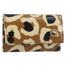 GUCCI Key Case Leather Brown Gold 354499 Auth bs31463-1