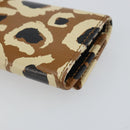 GUCCI Key Case Leather Brown Gold 354499 Auth bs31463-10