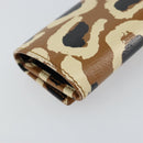 GUCCI Key Case Leather Brown Gold 354499 Auth bs31463-11