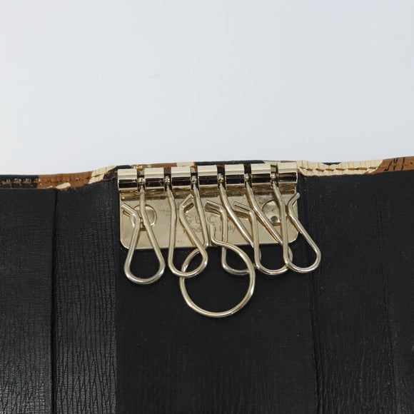 GUCCI Key Case Leather Brown Gold 354499 Auth bs31463