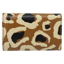 GUCCI Key Case Leather Brown Gold 354499 Auth bs31463-3