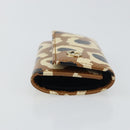 GUCCI Key Case Leather Brown Gold 354499 Auth bs31463-4