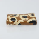 GUCCI Key Case Leather Brown Gold 354499 Auth bs31463-6