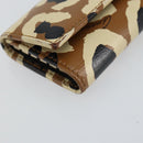 GUCCI Key Case Leather Brown Gold 354499 Auth bs31463-9