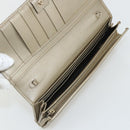 GUCCI GG implementation Long Wallet PVC Gold 224262 Auth bs31465-9
