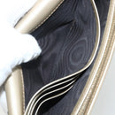 GUCCI GG implementation Long Wallet PVC Gold 224262 Auth bs31465-21