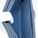 CHANEL Boy Chanel Long Wallet Lamb Skin Navy Silver CC Auth bs31466-23