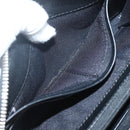 Jimmy Choo Studs Long Wallet Leather Black Silver Auth bs31467-17