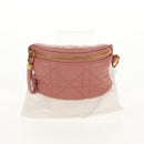 Christian Dior Canage Pouch Lamb Skin Pink Gold Auth bs31470SAV-19