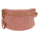 Christian Dior Canage Buideltas Lamshuid Roze Goud Auth bs31470SAV-13