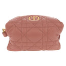 Christian Dior Canage Buideltas Lamshuid Roze Goud Auth bs31470SAV-2
