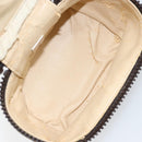 FENDI Zucca Canvas Pouch Pouch Black Brown Auth bs31471-17