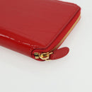 BALENCIAGA Long Wallet Enamel Red 553884 Auth bs31472-15