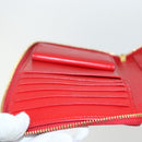 BALENCIAGA Long Wallet Enamel Red 553884 Auth bs31472-18