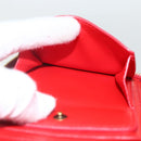 BALENCIAGA Long Wallet Enamel Red 553884 Auth bs31472-10