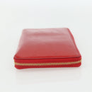 BALENCIAGA Long Wallet Enamel Red 553884 Auth bs31472-4