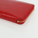 BALENCIAGA Long Wallet Enamel Red 553884 Auth bs31472-7