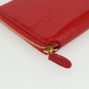 BALENCIAGA Long Wallet Enamel Red 553884 Auth bs31472-14
