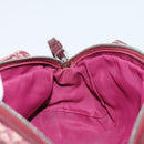 Christian Dior Trotter Canvas Pouch Red Silver Auth bs31473V-16