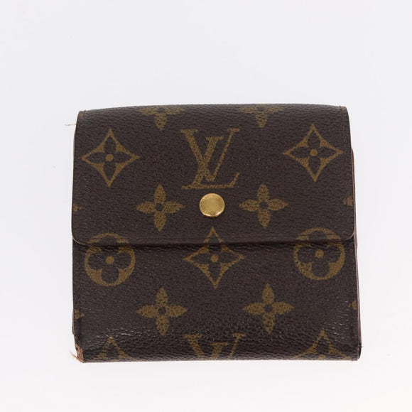LOUIS VUITTON Monogram Wallet 3 Set LV Auth bs31474