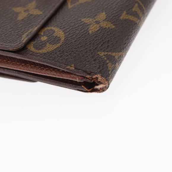 LOUIS VUITTON Monogram Wallet 3 Set LV Auth bs31474