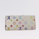 LOUIS VUITTON Monogram Multicolor Key Case 2 Set White LV Auth bs31475-12