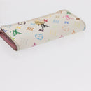 LOUIS VUITTON Monogram Multicolor Key Case 2 Set White LV Auth bs31475-14