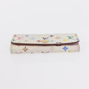 LOUIS VUITTON Monogram Multicolor Key Case 2 Set White LV Auth bs31475-15