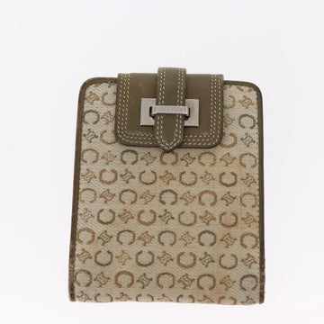CELINE Macadam Canvas Wallet PVC Canvas 3 Set Brown Beige Auth bs31476 - 0