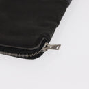 HERMES Wallet Canvas Leather 3 Set Brown Orange gray Auth bs31477-24