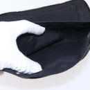 HERMES Wallet Canvas Leather 3 Set Brown Orange gray Auth bs31477-26