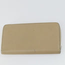 CELINE Wallet Leather 3 Set Gray Beige Auth bs31479-10