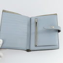 CELINE Wallet Leather 3 Set Gray Beige Auth bs31479-7